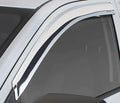 Stampede 1999-2006 Chevy Silverado 1500 Standard Cab Pickup Tape-Onz Sidewind Deflector 2pc Chrome