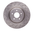 R1 Concepts Brake Rotor - Drilled Fits Mercedes-Benz 600SL