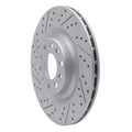 DFC 17-25 Alfa Romeo Stelvio Rear Left Drilled & Slotted Geoperformance Rotor