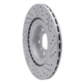 DFC 17-25 Alfa Romeo Stelvio Rear Left Drilled & Slotted Geoperformance Rotor