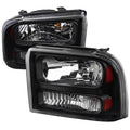 05-07 F250 Black Euro Hea