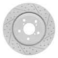 R1 15-26 Acura Mdx Front Right Drilled & Slotted Geoperformance Rotor
