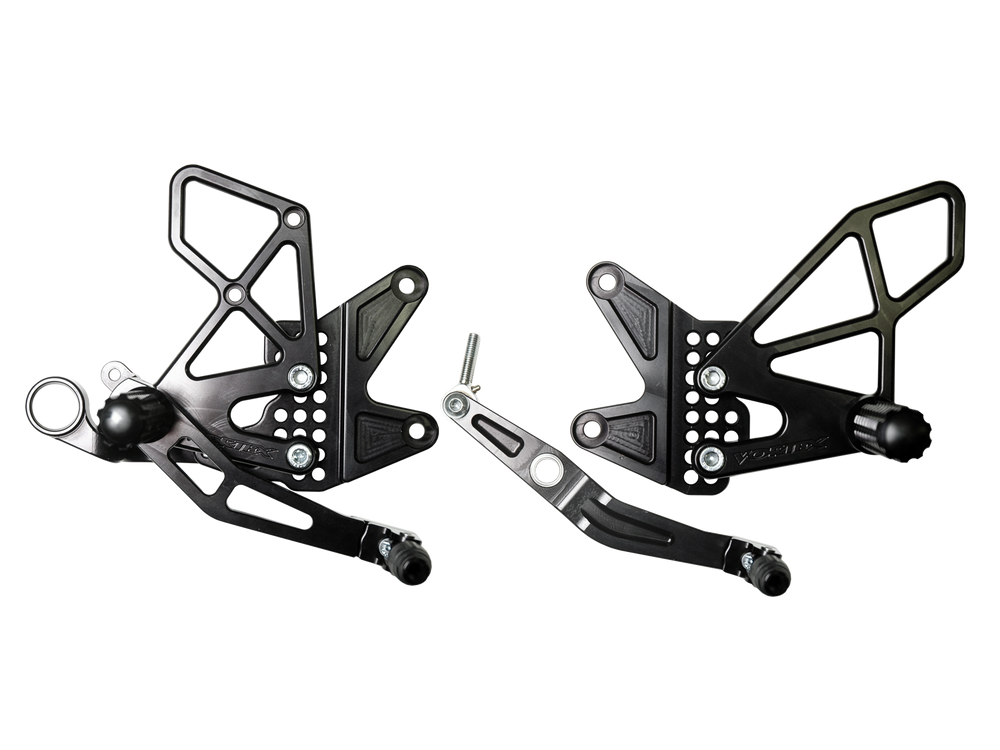 Vortex Racing 06-16 Yamaha YZF-R6 Rear Set- Black
