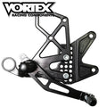 Vortex Racing 06-16 Yamaha YZF-R6 Rear Set- Black