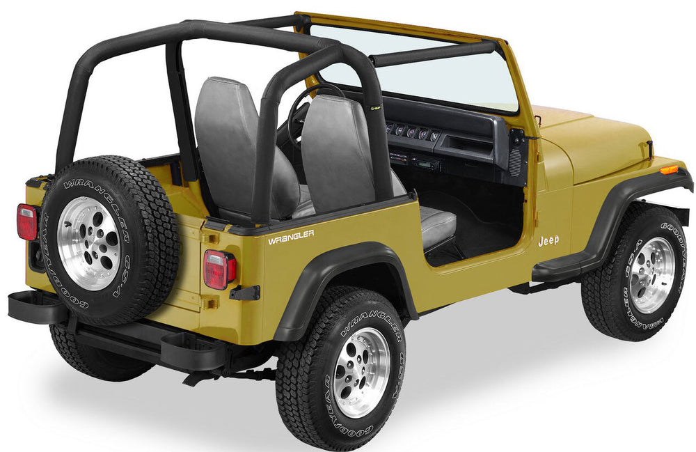 Sport Bar Covers Black Crush Jeep 80-86 CJ5 CJ7