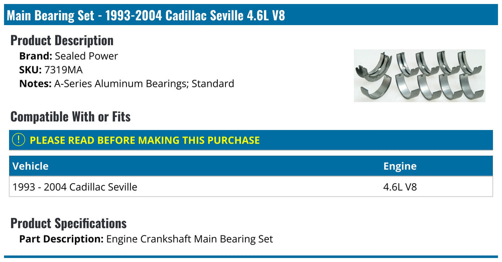 SEALED POWER auto part