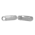 Dodge RAM 19-23 1500 19-23 2500/3500 Ultra High Power Bed Rail / Cargo Area LED Light Kit - 2-Piece Set in White LED with Clear Lens