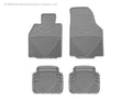 WeatherTech 05-11 Porsche 911 Front and Rear Rubber Mats - Grey