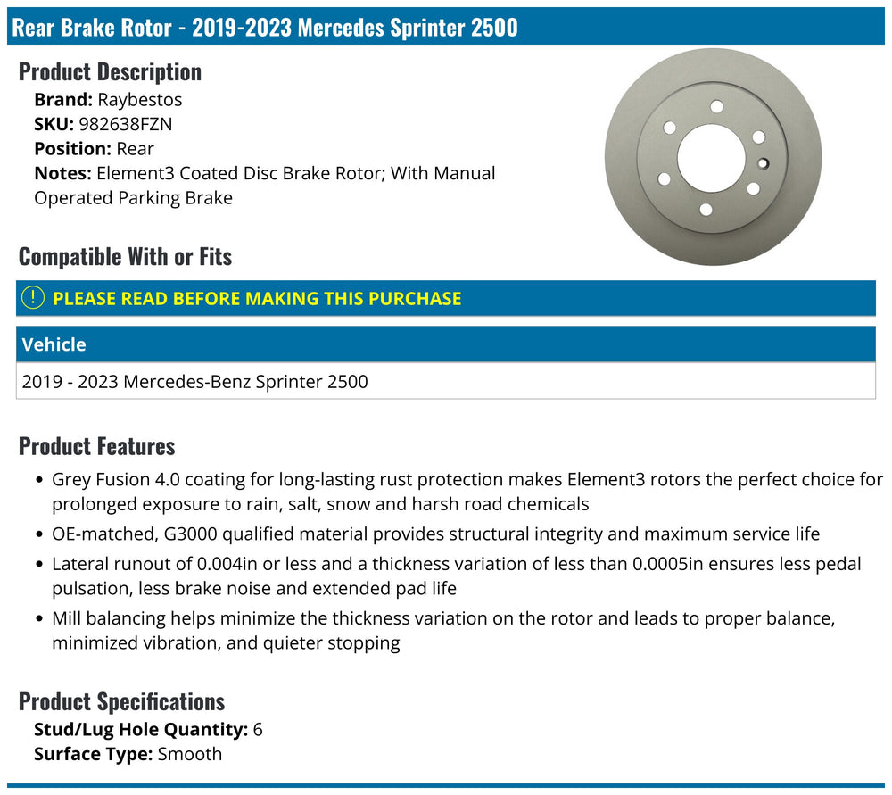 DISC BRAKE ROTOR