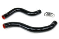 HPS Performance Black Reinforced Silicone Radiator Hose Kit Coolant for Mitsubishi Lancer EVO 9