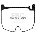 EBC 03-06 Mercedes-Benz CL55 AMG 5.4 Supercharged Redstuff Front Brake Pads