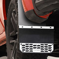 1519 SILVERADO/SIERRA 2500/3500HD MUD SKINS REAR PAIR BRUSHED STAINLESS STEEL