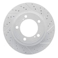 R1 08-21 Lexus Lx570 Front Right Drilled & Slotted Geoperformance Rotor