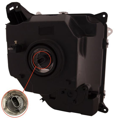 JP LBRTY 0812 HEADLIGHT ASSY(W/O BLACK BAZELW/O FOG LAMPS)