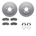 DFC 00-12 Chrysler Sebring Front Geospec Rotors with 5000 Advanced Brake Pads w/Hardware