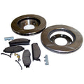 Front Disc Brake Service Kit for Select 78-81 CJ-5, CJ-7, CJ-8 w/ 6 Bolt Flange Crown Automotive