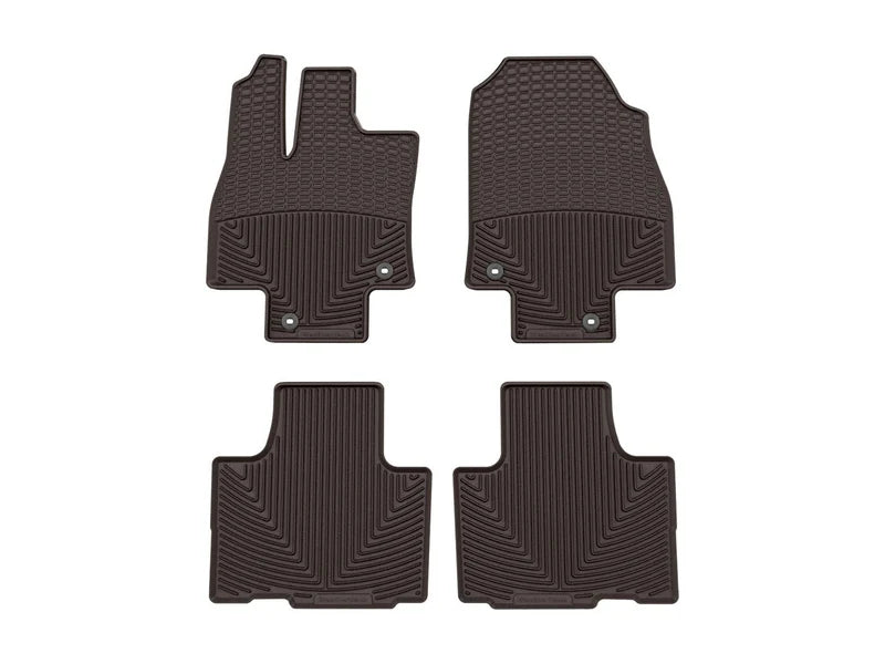 WeatherTech Cocoa Front and Rear All-Weather Floor Mats Fits -24-26 Lexus Toyota W675CO-W676CO