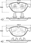 Street Brake Pads w/Shims and Hardware