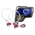 Oracle 13-14 Ford F-150 / Raptor LED Headlight Projector Halo Kit - Blue