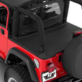 Tonneau Cover for 1997-2006 Jeep Wrangler TJ, Black Denim Rampage
