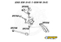 SuperPro 2001 Lexus IS300 Base Rear Lower Inner Control Arm Camber Adjustable Bushing Kit