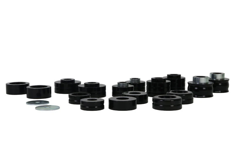 Body mount - bushing 4 Shell Bushings 12 Bushings 2 Washers Grease Install Guide