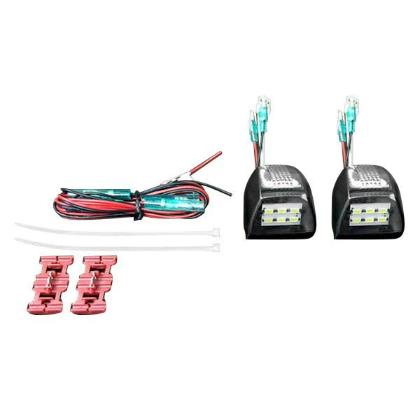 0713 SILV/SIERRA 1500/2500/3500(2ND GEN)ULT HIGH POW 3WATT WHITE LED LIC PLATE