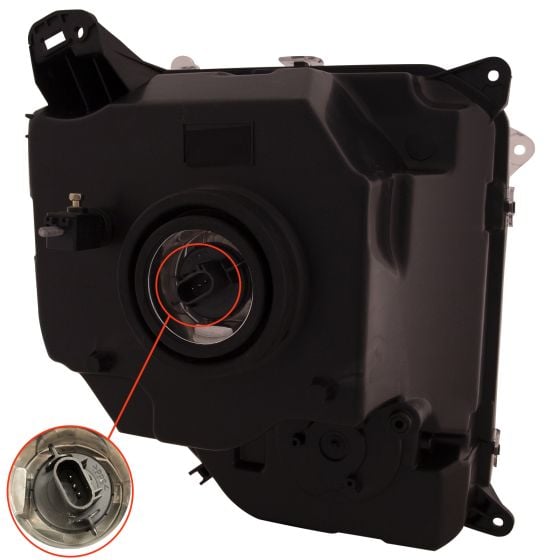 JP LBRTY 0812 HEADLIGHT ASSY(W/O BLACK BAZELW/O FOG LAMPS)