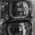 Xtune Chevy Silverado 07-13 Crystal Headlights Smoked HD-JH-CS07-AM-SM