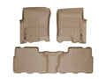 WeatherTech 97-02 Ford Expedition Front and Rear Floorliners - Tan