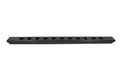 Kentrol 45-86 Jeep CJ 54 Inch Front Bumper with holes - Powdercoat Black