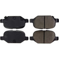 Centric Posi-Quiet Ceramic Brake Pads w/Hardware - Rear