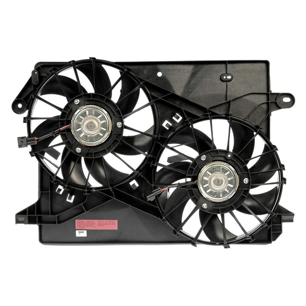 DUAL FAN ASSEMBLY WITHOUT CONTROLLER