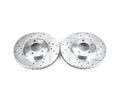 Power Stop 96-99 Ford Taurus Front Evolution Drilled & Slotted Rotors - Pair