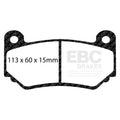 EBC AP Racing CP7600 Caliper Orangestuff Brake Pads