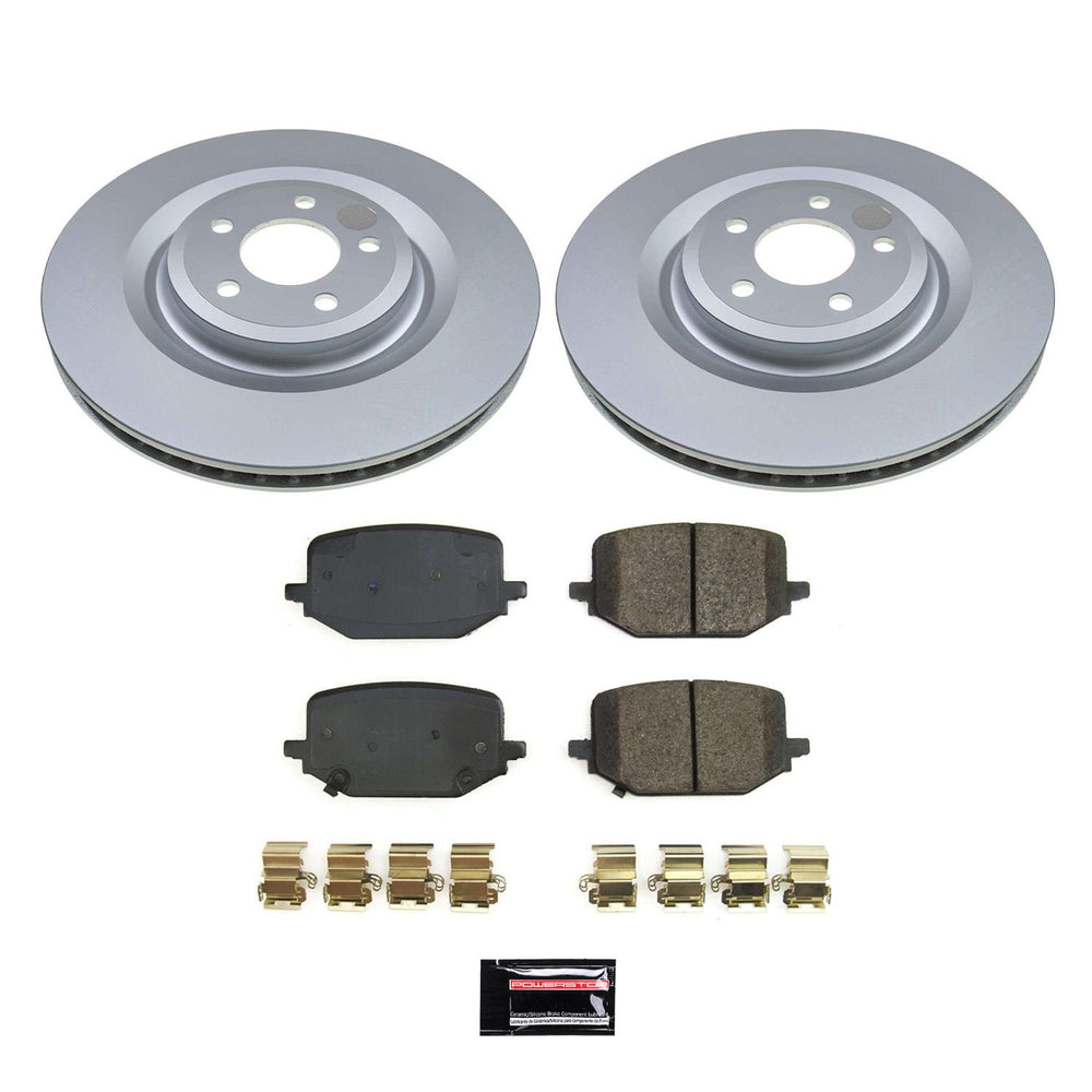 Power Stop 20-22 Lincoln Aviator Rear Z17 Coated Brake Kit