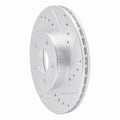 R1 Concepts Brake Rotor Drilled and Slotted Silver Fits Buick Skylark