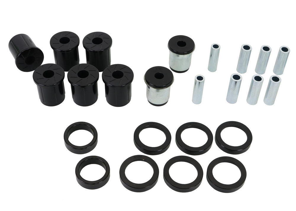 Control arm - rear bushings 2 Shell Bushings 14 Bushings 8 Tubes Grease Install Guide