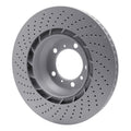 DFC 07-13 Porsche 911 Right Rear Drilled GeoSPEC Coated Rotor