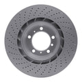 DFC 07-13 Porsche 911 Right Rear Drilled GeoSPEC Coated Rotor