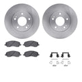 R1 Concepts Brake Rotor- Blank with Optimum Oe Pads Hdw Fits Chrysler Sebring