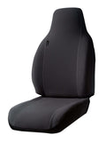 SEMICUSTOM FIT FRONT BUCKET SEATS WITH ADJUSTABLE HEADRESTS BLACK