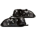 CRYSTAL HOUSING HEADLIGHTS BLACK