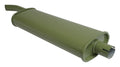 Muffler for 1941-45 Jeep MB & CJ-2A, Olive Drab, Exits Behind the Passenger Door Crown Automotive