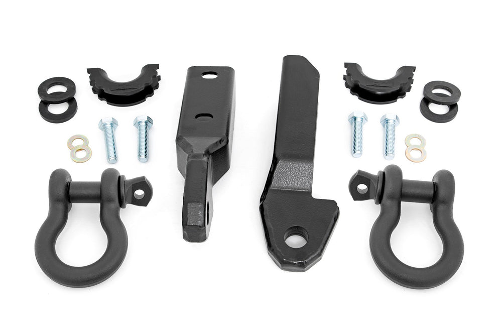 1x RS121 1x RS163 1x RS101 Tow Hook to Shackle Bracket D-Ring Combo Chevy GMC C1500 K1500 Truck SUV (88-99)