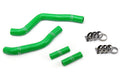 HPS Performance Green Reinforced Silicone Radiator Hose Kit for Kawasaki 03-08 KX125 2 Stroke