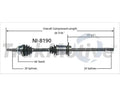 NEW CV AXLE