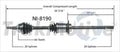 NEW CV AXLE