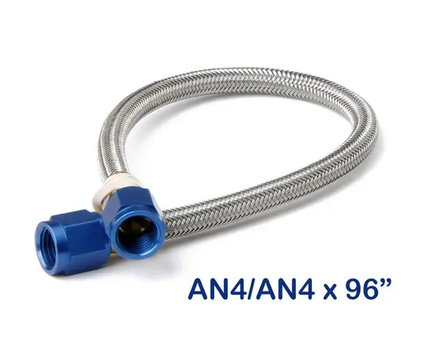 4AN - 8FT HOSE BLUE