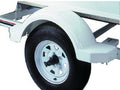 Plastic Fender 13in Tire Size White w/UPC LBL
